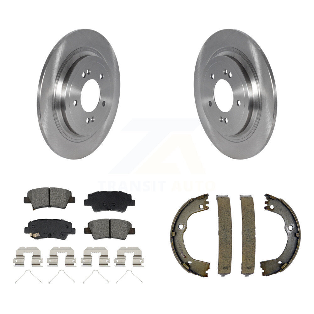 Transit Auto K8S-104290 Disc Brake Kit for 2017-2022 Hyundai Tucson, Kia Sportage - Rear product image