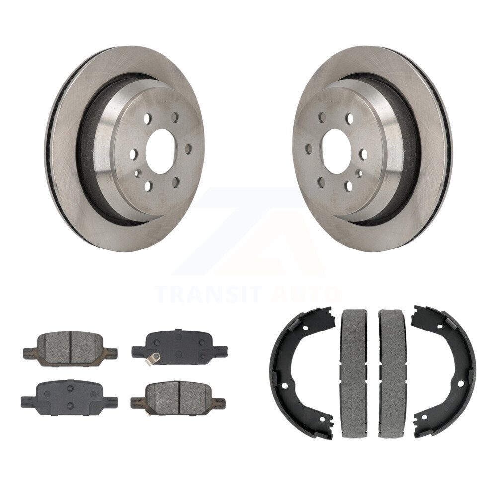 Transit Auto K8S-104304 Disc Brake Kit for 2021-2022 Chevrolet Colorado, GMC Canyon - Rear product image
