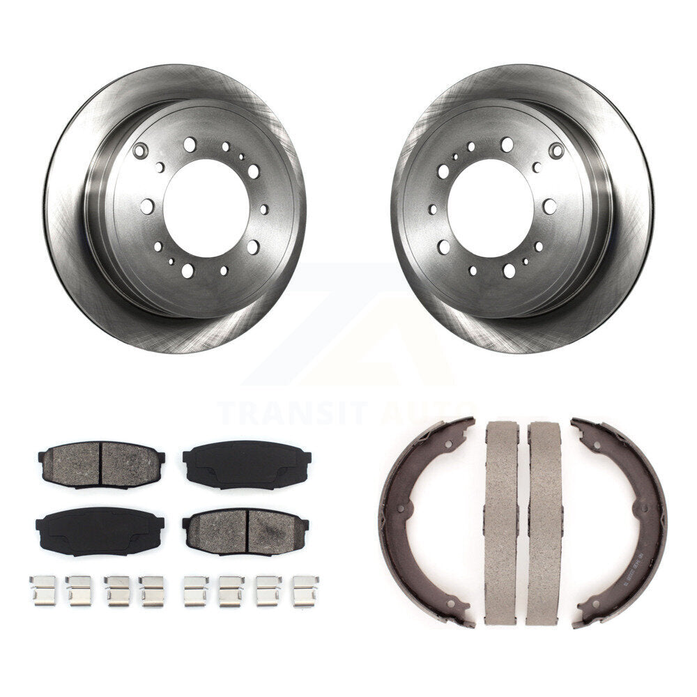 Transit Auto K8S-104352 Disc Brake Kit for 2007-2021 Lexus LX570, Toyota Land Cruiser, Toyota Sequoia & more - Rear product image
