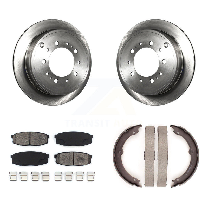Transit Auto K8S-104352 Disc Brake Kit for 2007-2021 Lexus LX570, Toyota Land Cruiser, Toyota Sequoia & more - Rear product image