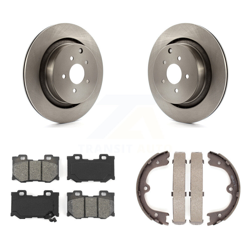 Transit Auto K8S-104355 Disc Brake Kit for 2009-2016 INFINITI Q70, INFINITI Q70L, INFINITI Q50 & more - Rear product image