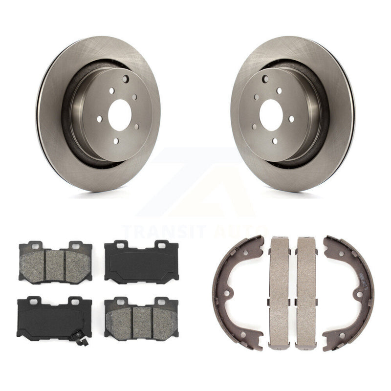 Transit Auto K8S-104355 Disc Brake Kit for 2009-2016 INFINITI Q70, INFINITI Q70L, INFINITI Q50 & more - Rear product image
