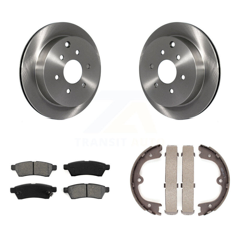 Transit Auto K8S-104356 Disc Brake Kit for 2005-2023 Nissan Xterra, Nissan Frontier - Rear product image