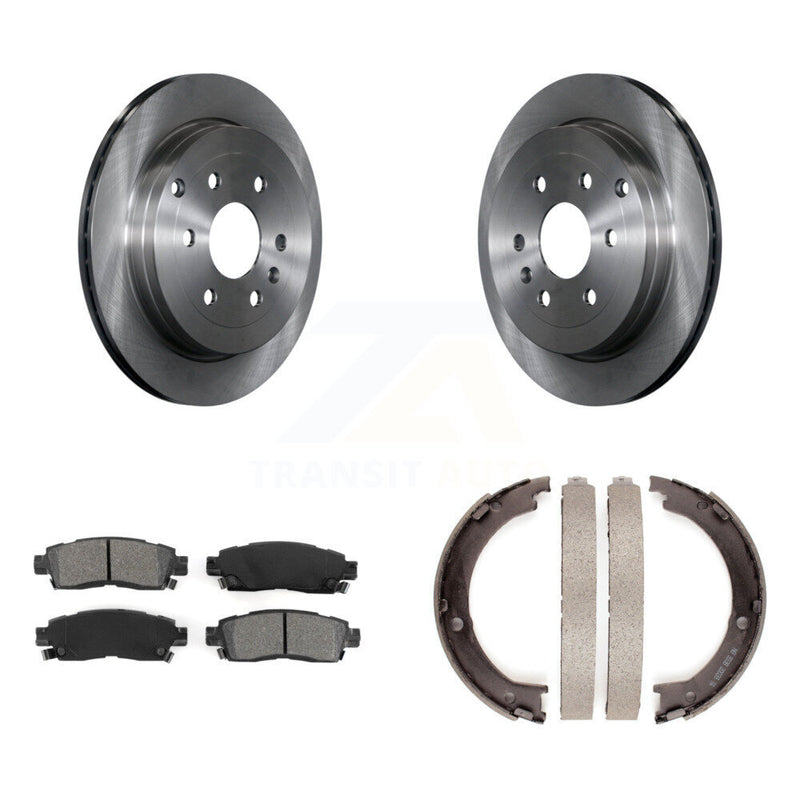 Transit Auto K8S-104361 Disc Brake Kit for 2007-2017 GMC Acadia Limited, Chevrolet Traverse, Buick Enclave & more - Rear product image