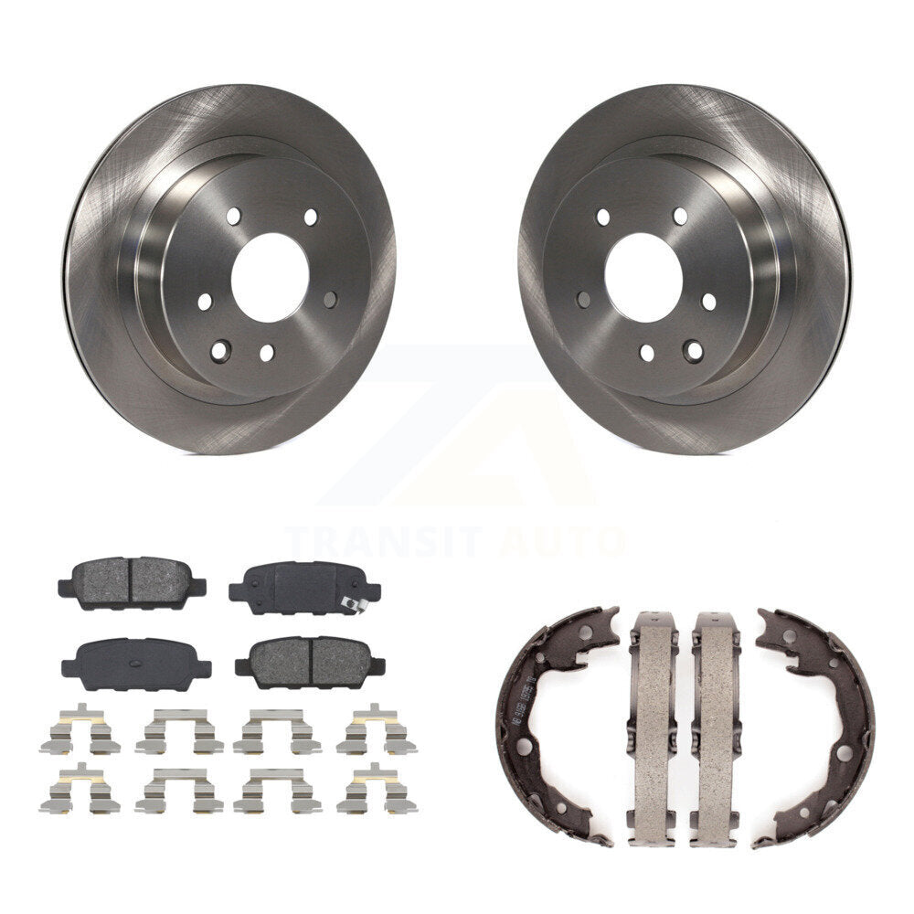 Transit Auto K8S-104365 Disc Brake Kit for 2008-2022 Nissan LEAF, Nissan Juke, Nissan Rogue Select & more - Rear product image