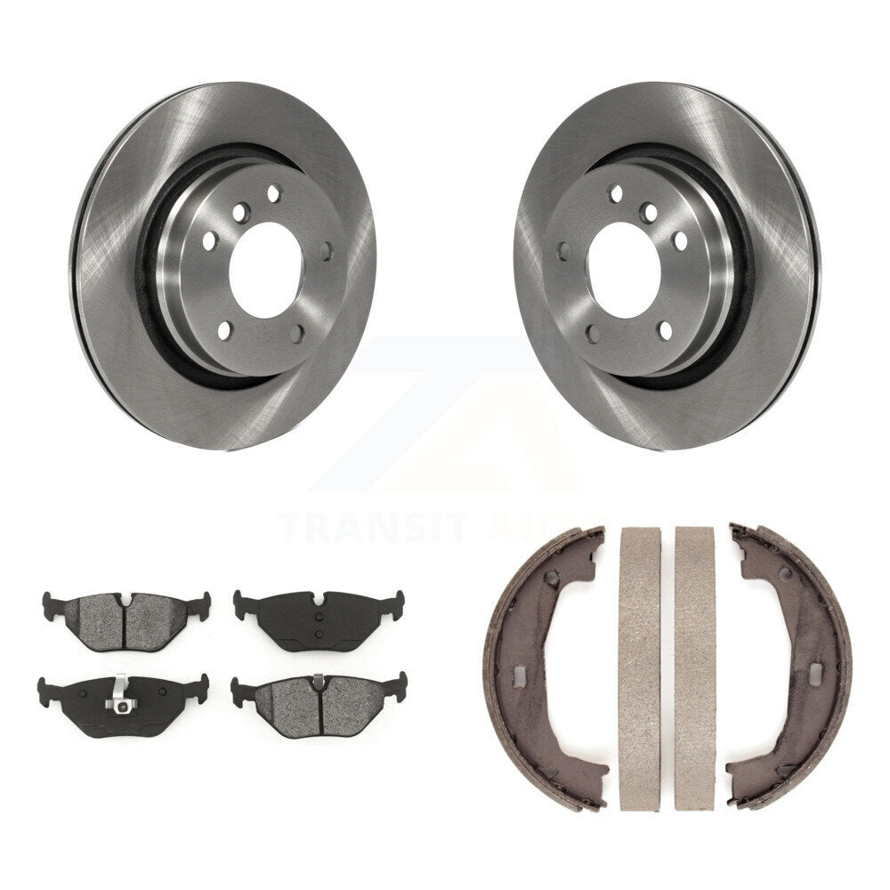 Transit Auto K8S-104389 Disc Brake Kit for 2000-2006 BMW 325Ci, BMW 325i, BMW 323Ci & more - Rear product image