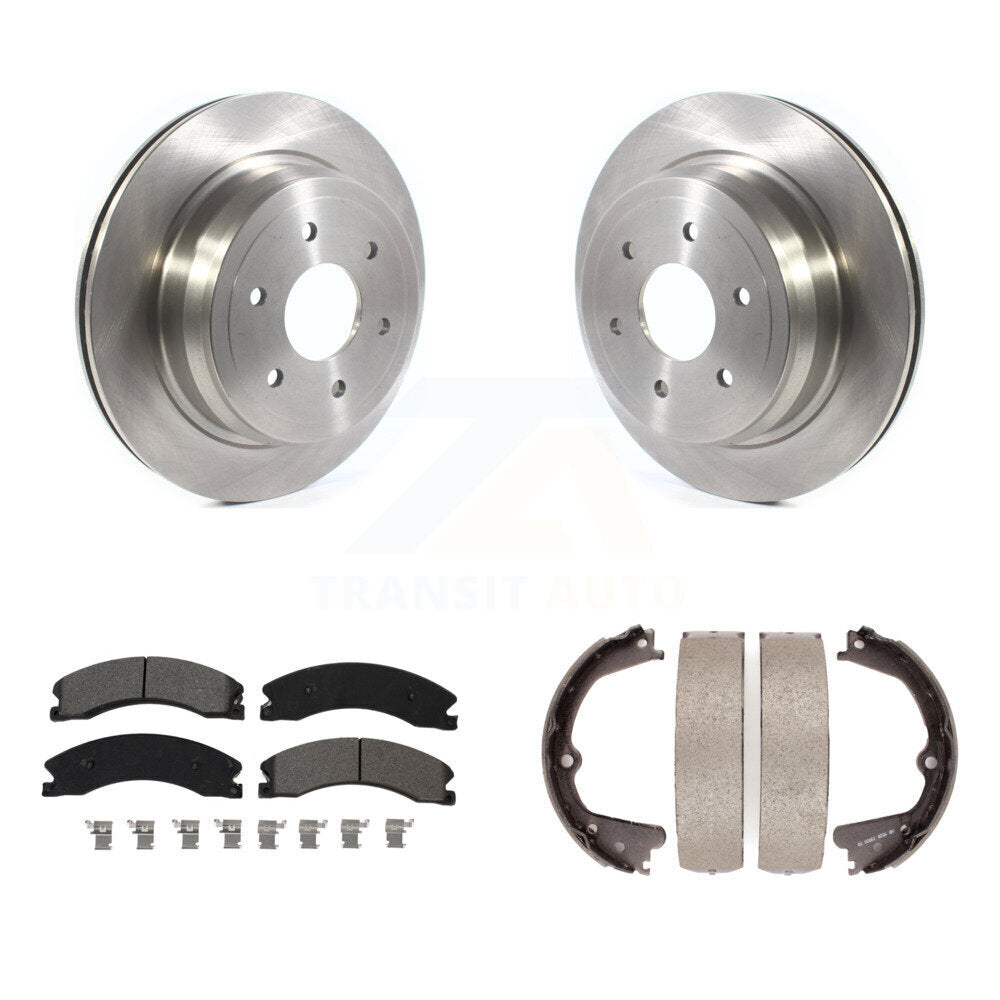 Transit Auto K8S-104396 Disc Brake Kit for 2016-2019 Nissan TITAN XD - Rear product image