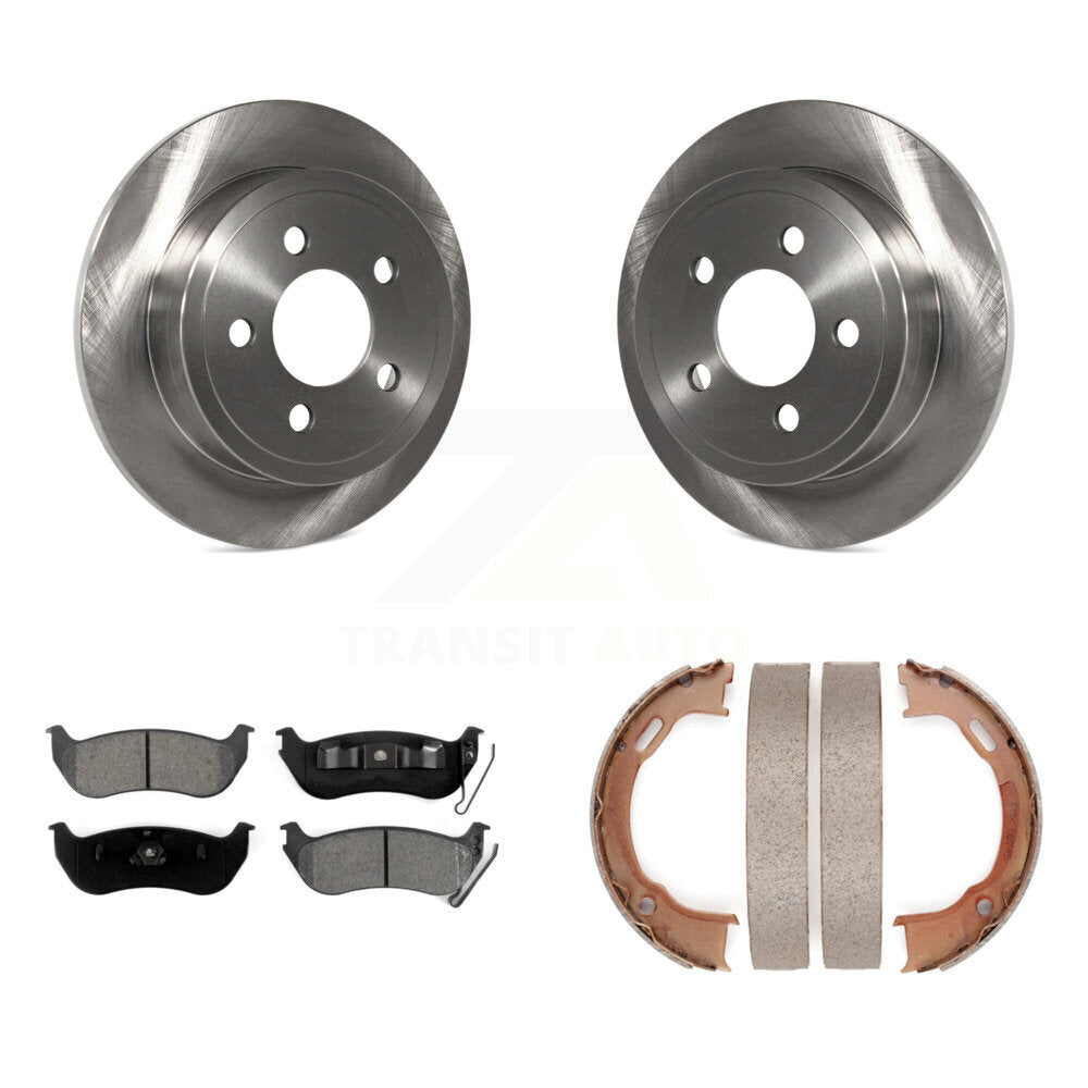 Transit Auto K8S-104406 Disc Brake Kit for 2003-2007 Jeep TJ, Jeep Liberty, Jeep Wrangler - Rear product image