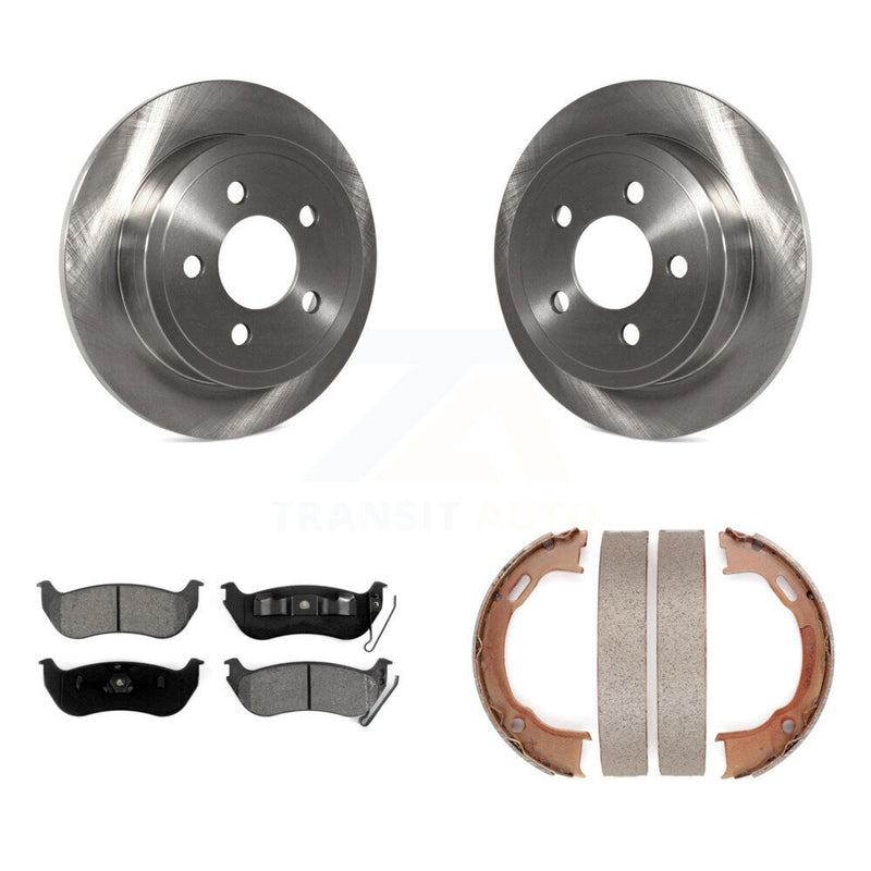 Transit Auto K8S-104406 Disc Brake Kit for 2003-2007 Jeep TJ, Jeep Liberty, Jeep Wrangler - Rear product image