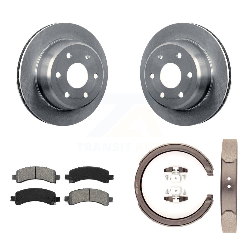 Transit Auto K8S-104407 Disc Brake Kit for 2002-2014 Cadillac Escalade, Chevrolet Avalanche 1500, Chevrolet Express 1500 & more - Rear product image