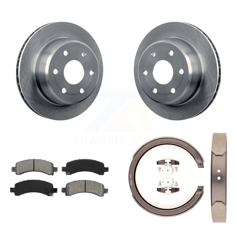 Transit Auto K8S-104407 Disc Brake Kit for 2002-2014 Cadillac Escalade, Chevrolet Avalanche 1500, Chevrolet Express 1500 & more - Rear product image