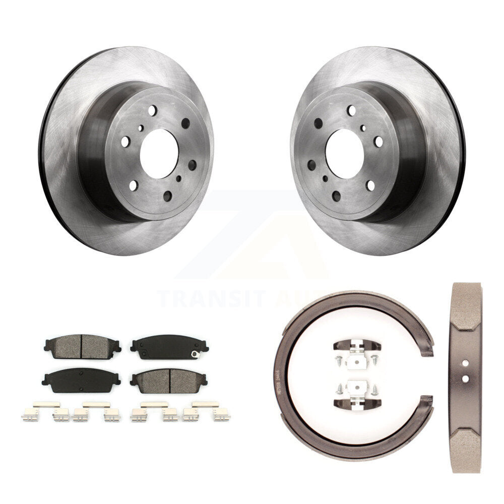 Transit Auto K8S-104408 Disc Brake Kit for 2007-2014 Chevrolet Silverado 1500, Cadillac Escalade, Cadillac Escalade ESV & more - Rear product image