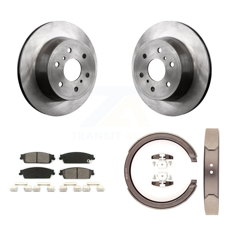 Transit Auto K8S-104408 Disc Brake Kit for 2007-2014 Chevrolet Silverado 1500, Cadillac Escalade, Cadillac Escalade ESV & more - Rear product image