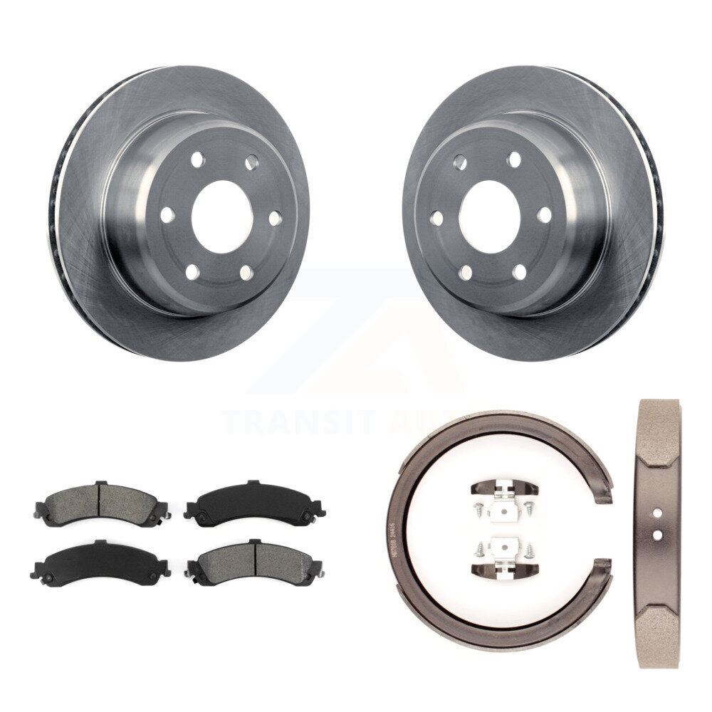 Transit Auto K8S-104410 Disc Brake Kit for 2000-2006 Chevrolet Silverado 1500, GMC Sierra 1500, Cadillac Escalade & more - Rear product image