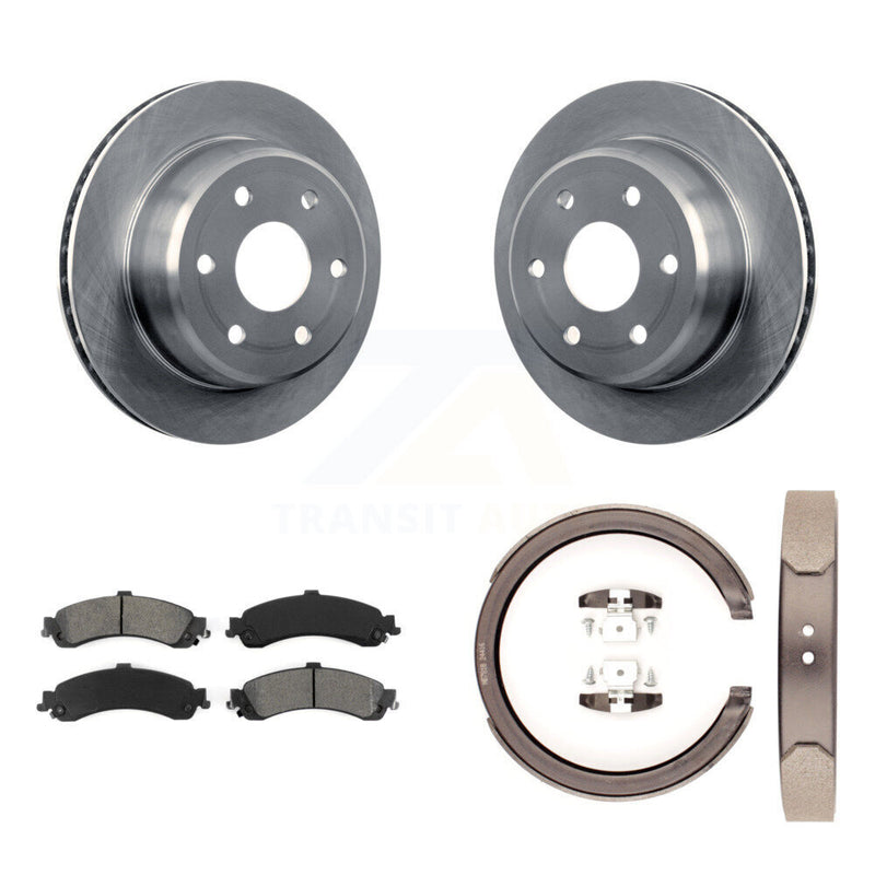 Transit Auto K8S-104410 Disc Brake Kit for 2000-2006 Chevrolet Silverado 1500, GMC Sierra 1500, Cadillac Escalade & more - Rear product image