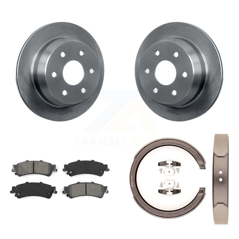 Transit Auto K8S-104411 Disc Brake Kit for 1999-2007 Chevrolet Silverado 1500 Classic, GMC Sierra 1500 Classic, Chevrolet Silverado 1500 & more - Rear product image