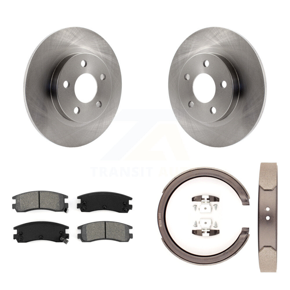 Transit Auto K8S-104413 Disc Brake Kit for 2000-2005 Cadillac DeVille - Rear product image