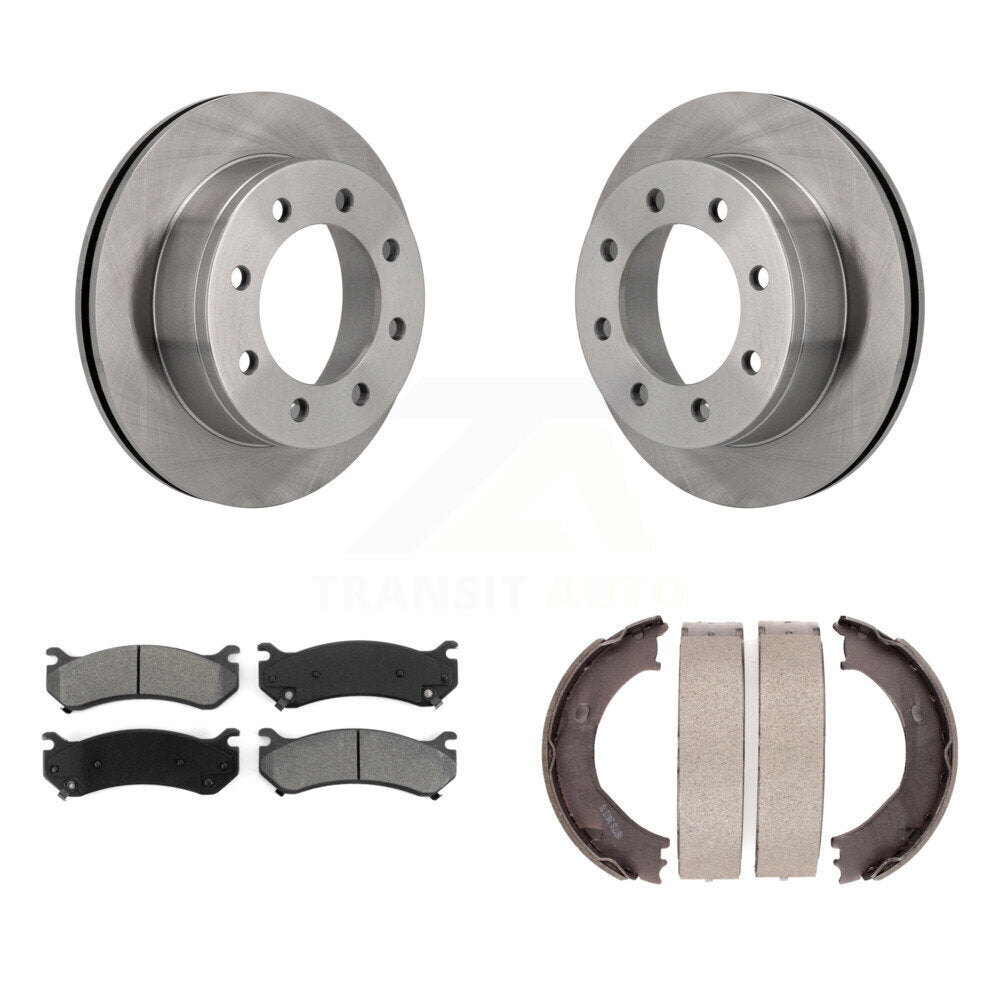 Transit Auto K8S-104415 Disc Brake Kit for 1999-2010 Chevrolet Suburban 2500, GMC Sierra 3500 HD, GMC Yukon XL 2500 & more - Rear product image