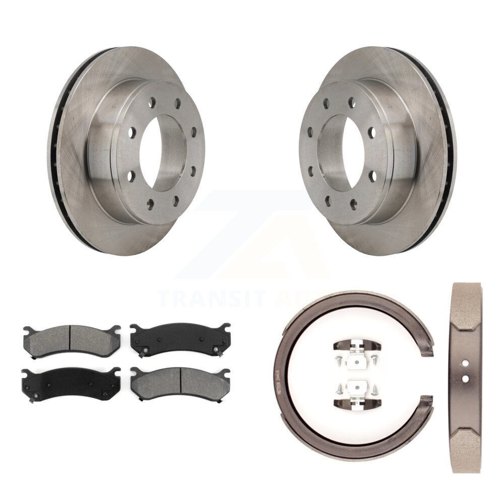 Transit Auto K8S-104416 Disc Brake Kit for 2001-2006 Chevrolet Silverado 1500 HD, GMC Sierra 1500 HD, GMC Sierra 2500 & more - Rear product image