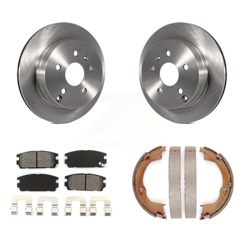 Transit Auto K8S-104426 Disc Brake Kit for 2010-2017 Chevrolet Equinox, GMC Terrain - Rear product image