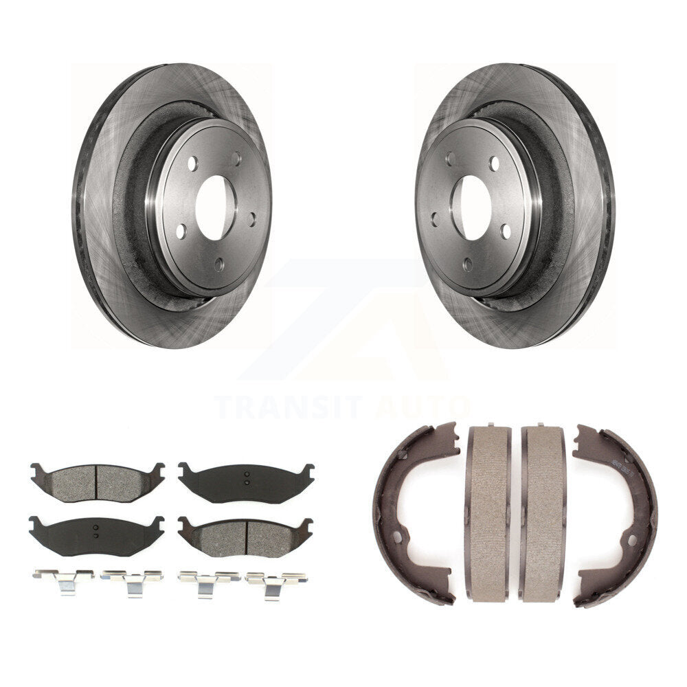 Transit Auto K8S-104429 Disc Brake Kit for 2007-2021 Ram 1500 Classic, Ram 1500, Chrysler Aspen & more - Rear product image