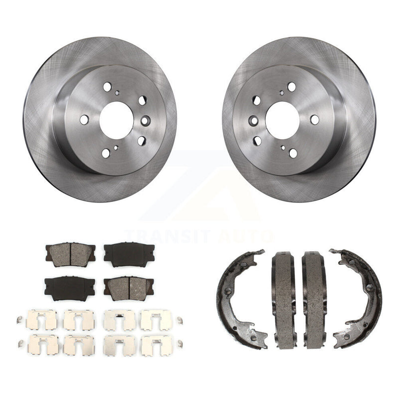 Transit Auto K8S-104462 Disc Brake Kit for 2012-2018 Lexus ES350, Lexus ES300h, Toyota Avalon & more - Rear product image