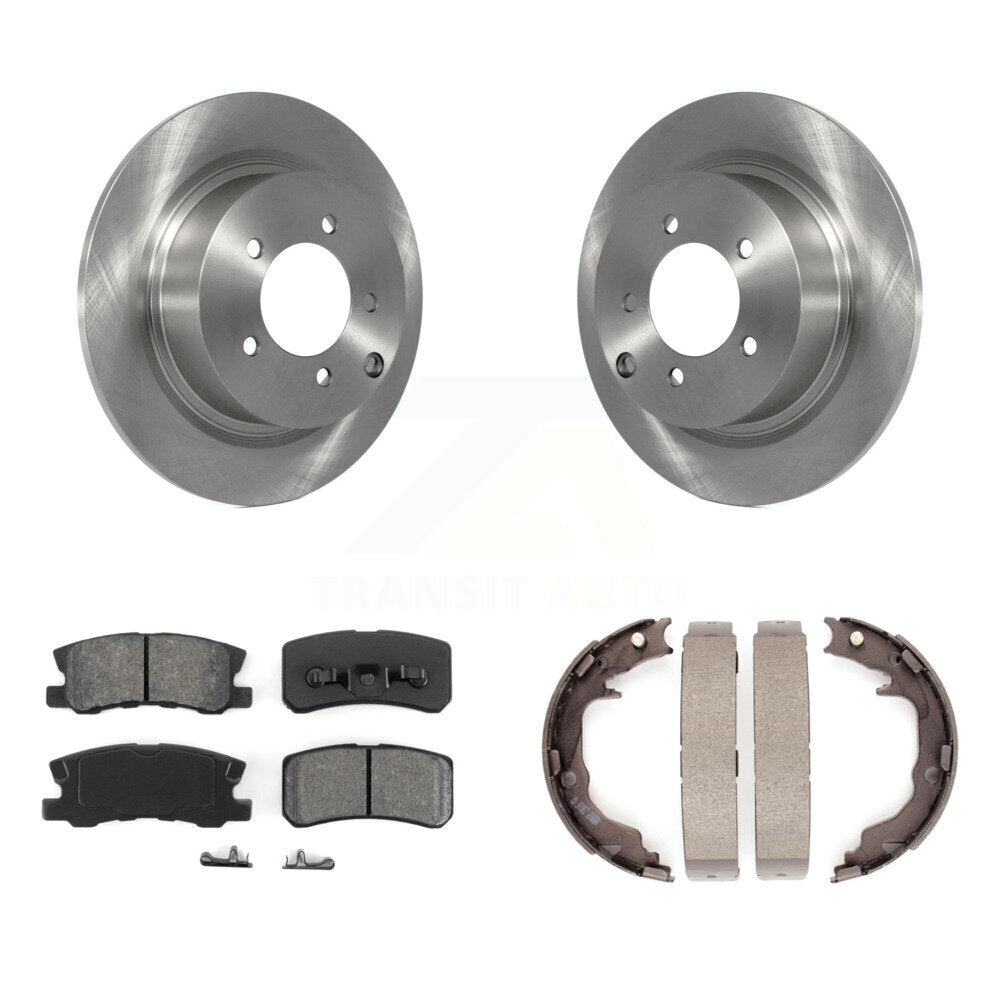 Transit Auto K8S-104463 Disc Brake Kit for 2007-2017 Jeep Compass, Jeep Patriot, Mitsubishi Lancer & more - Rear product image