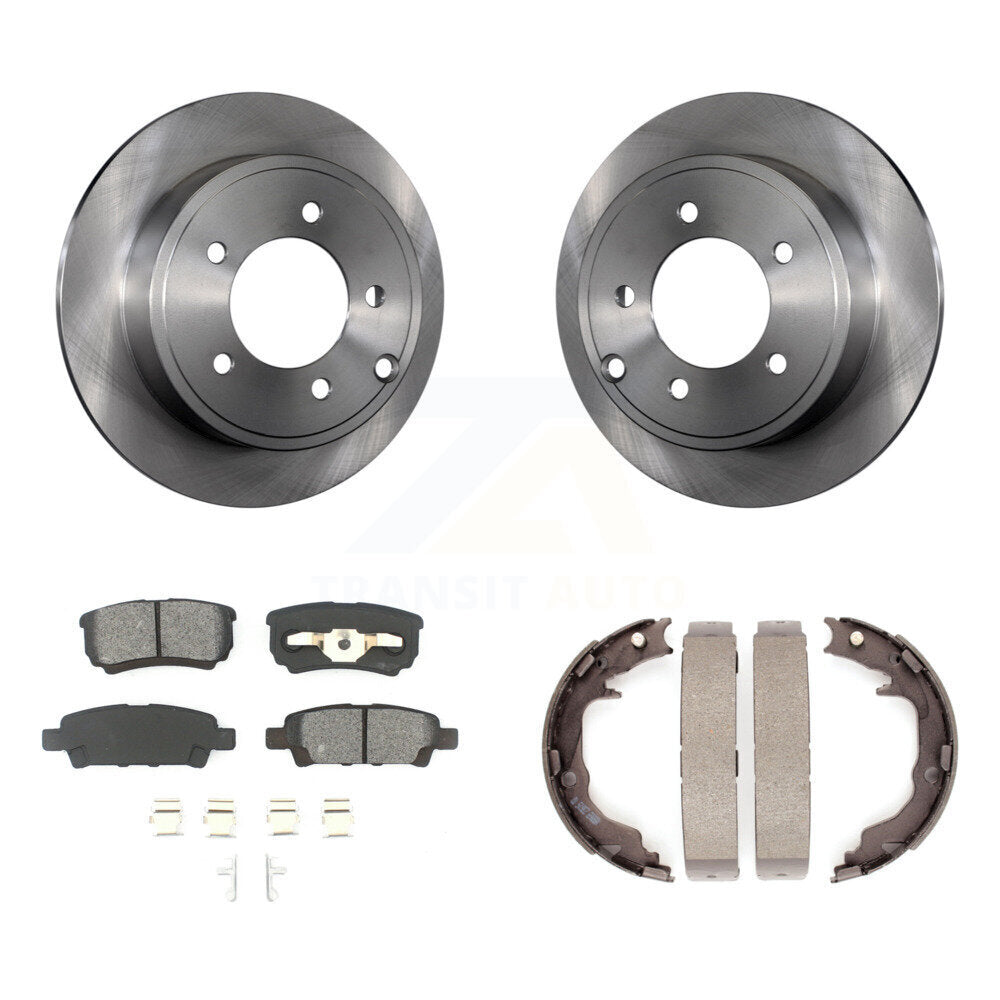 Transit Auto K8S-104466 Disc Brake Kit for 2007-2017 Jeep Compass, Jeep Patriot, Mitsubishi Lancer & more - Rear product image