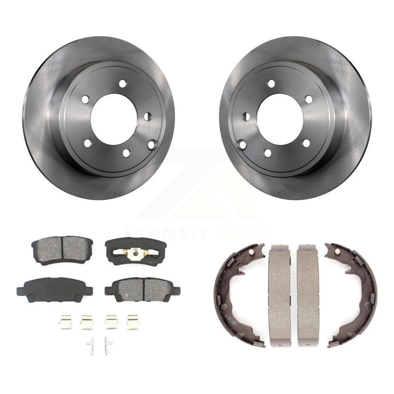 Transit Auto K8S-104466 Disc Brake Kit for 2007-2017 Jeep Compass, Jeep Patriot, Mitsubishi Lancer & more - Rear product image