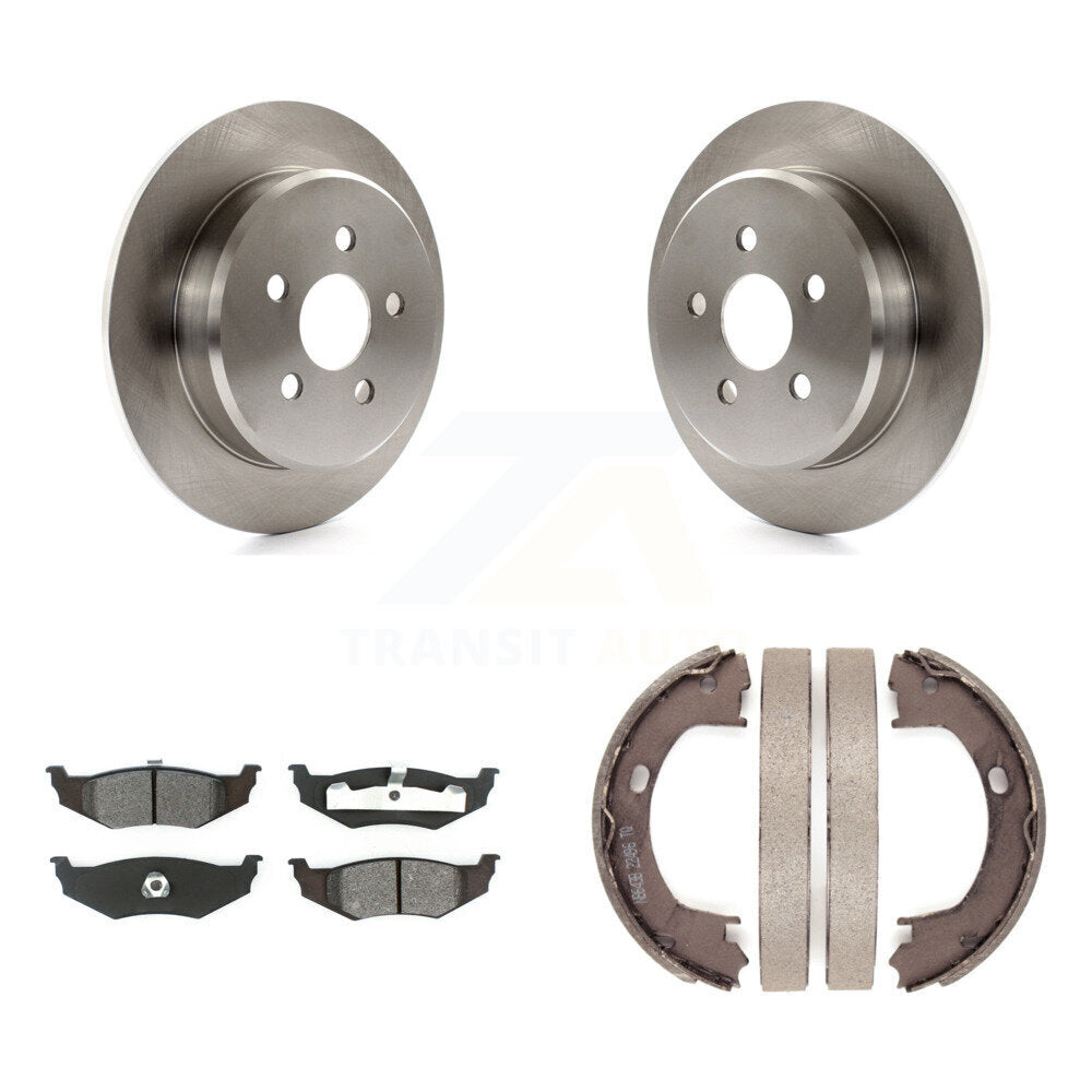 Transit Auto K8S-104482 Disc Brake Kit for 1995-2007 Chrysler PT Cruiser, Chrysler Sebring, Dodge Stratus & more - Rear product image