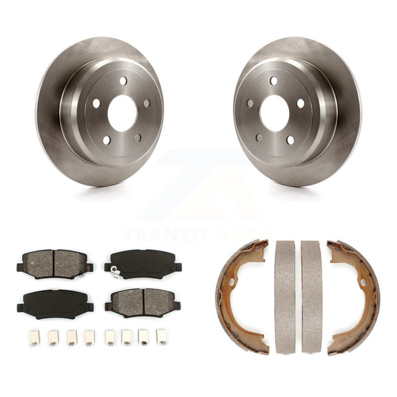 Transit Auto K8S-104492 Disc Brake Kit for 2007-2018 Jeep Wrangler JK, Jeep Wrangler - Rear product image