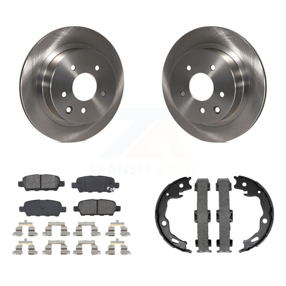 Transit Auto K8S-104517 Disc Brake Kit for 2014-2023 Nissan Rogue Sport, Nissan Rogue, Nissan Qashqai - Rear product image