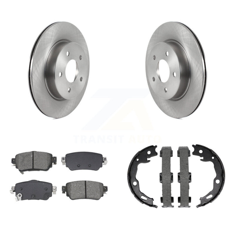 Transit Auto K8S-104518 Disc Brake Kit for 2018-2023 Nissan Rogue Sport, Nissan Qashqai, Nissan Rogue - Rear product image