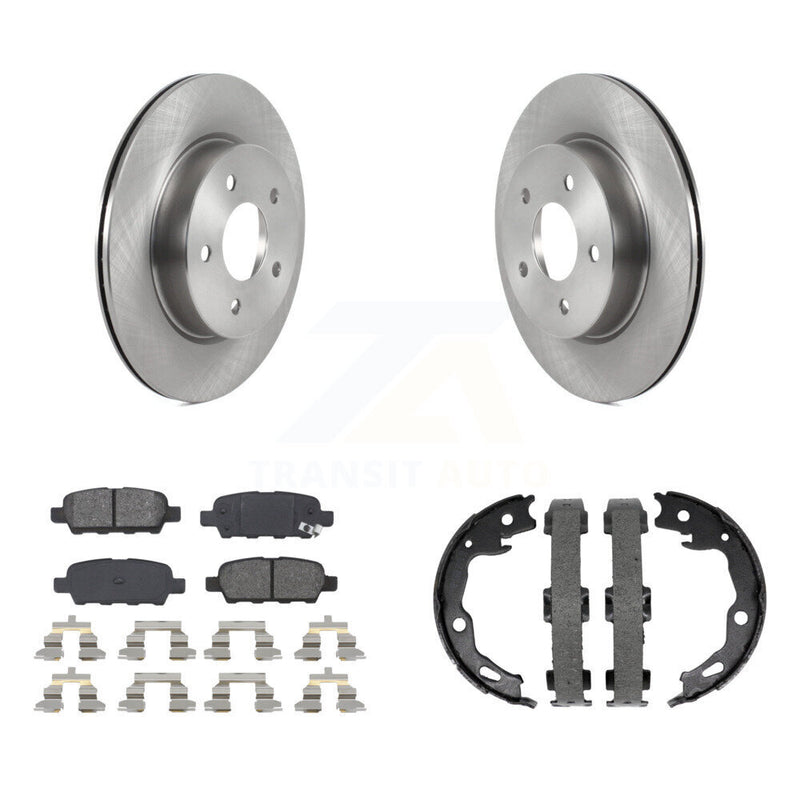 Transit Auto K8S-104519 Disc Brake Kit for 2017-2019 Nissan Rogue Sport, Nissan Qashqai - Rear product image