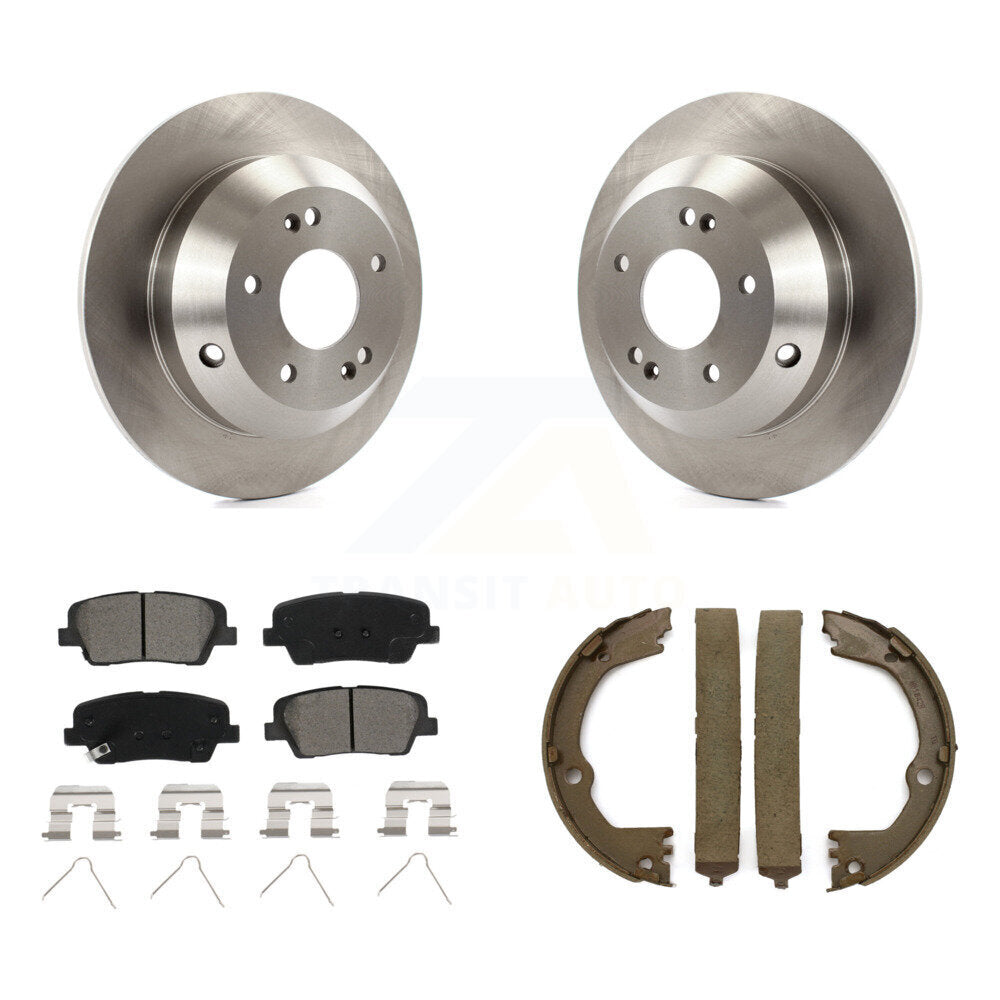 Transit Auto K8S-104524 Disc Brake Kit for 2017-2019 Hyundai Santa Fe XL, Hyundai Santa Fe, Hyundai Santa Fe Sport - Rear product image