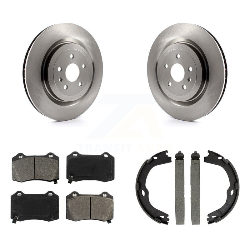 Transit Auto K8S-104526 Disc Brake Kit for 2016-2023 Chevrolet Camaro, Cadillac CTS - Rear product image