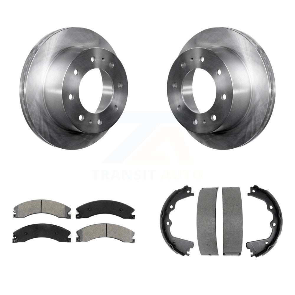 Transit Auto K8S-104530 Disc Brake Kit for 2011-2019 Chevrolet Suburban 3500 HD, Chevrolet Silverado 2500 HD, GMC Sierra 2500 HD - Rear product image