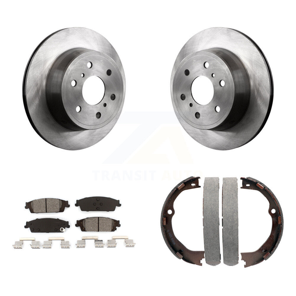 Transit Auto K8S-104532 Disc Brake Kit for 2014-2020 Chevrolet Suburban, Chevrolet Silverado 1500 LD, GMC Sierra 1500 Limited & more - Rear product image