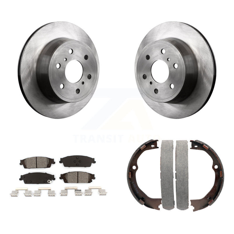 Transit Auto K8S-104532 Disc Brake Kit for 2014-2020 Chevrolet Suburban, Chevrolet Silverado 1500 LD, GMC Sierra 1500 Limited & more - Rear product image