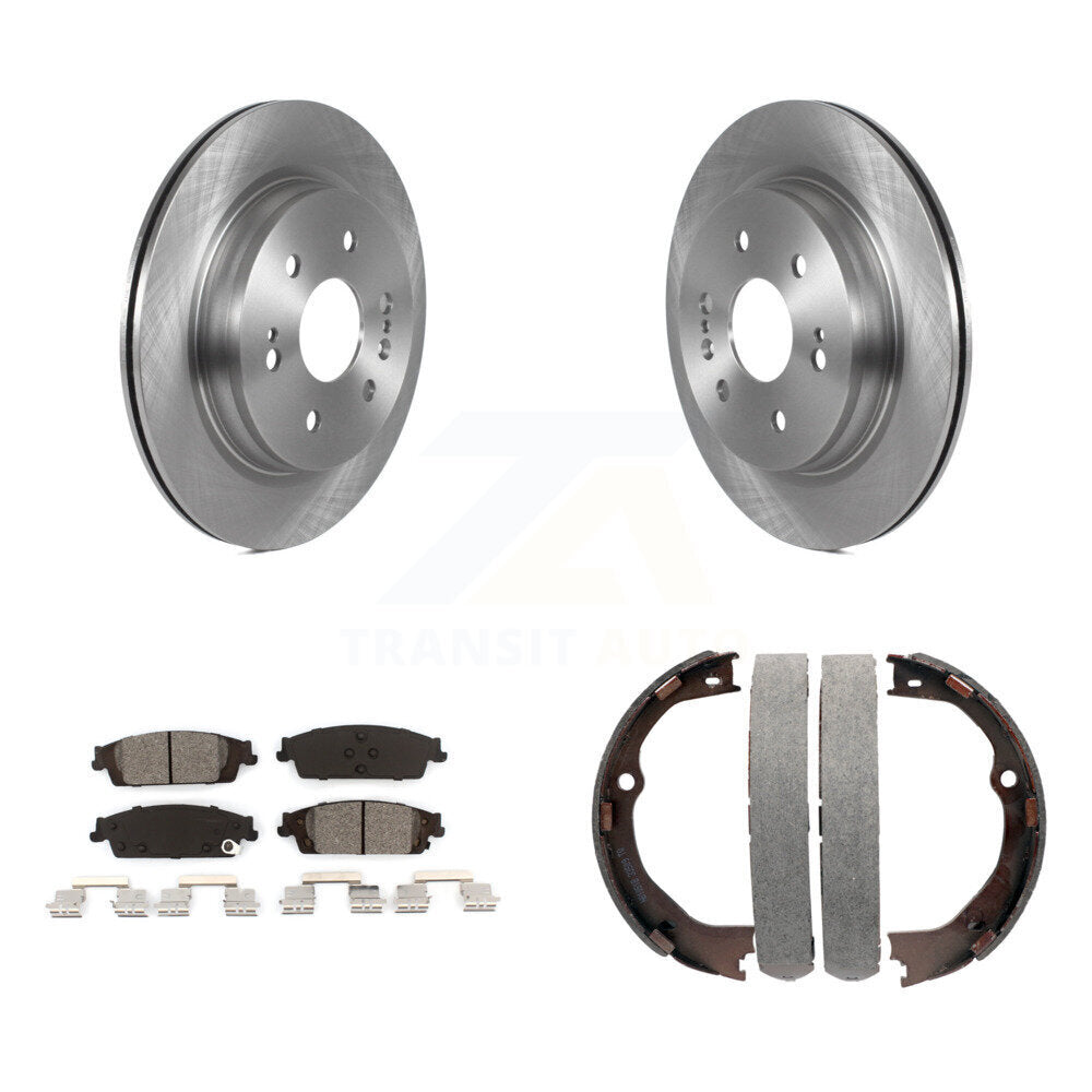 Transit Auto K8S-104534 Disc Brake Kit for 2019 Chevrolet Silverado 1500 LD, GMC Sierra 1500 Limited - Rear product image