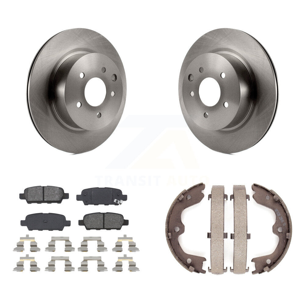 Transit Auto K8S-104544 Disc Brake Kit for 2005-2022 Nissan Maxima, INFINITI QX50, INFINITI EX37 & more - Rear product image