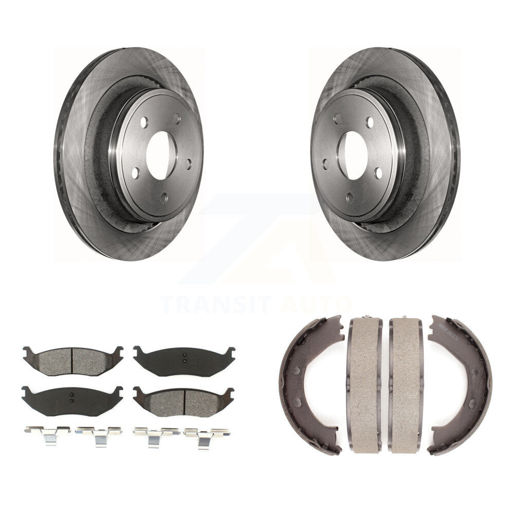 Transit Auto K8S-104575 Disc Brake Kit for 2004-2008 Dodge Ram 1500, Chrysler Aspen, Dodge Durango - Rear product image