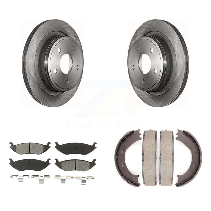 Transit Auto K8S-104575 Disc Brake Kit for 2004-2008 Dodge Ram 1500, Chrysler Aspen, Dodge Durango - Rear product image