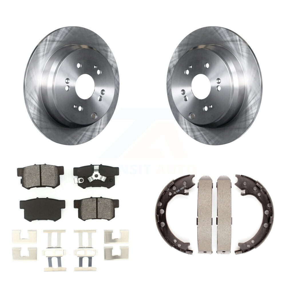Transit Auto K8S-104615 Disc Brake Kit for 2007-2018 Acura RDX, Honda CR-V - Rear product image