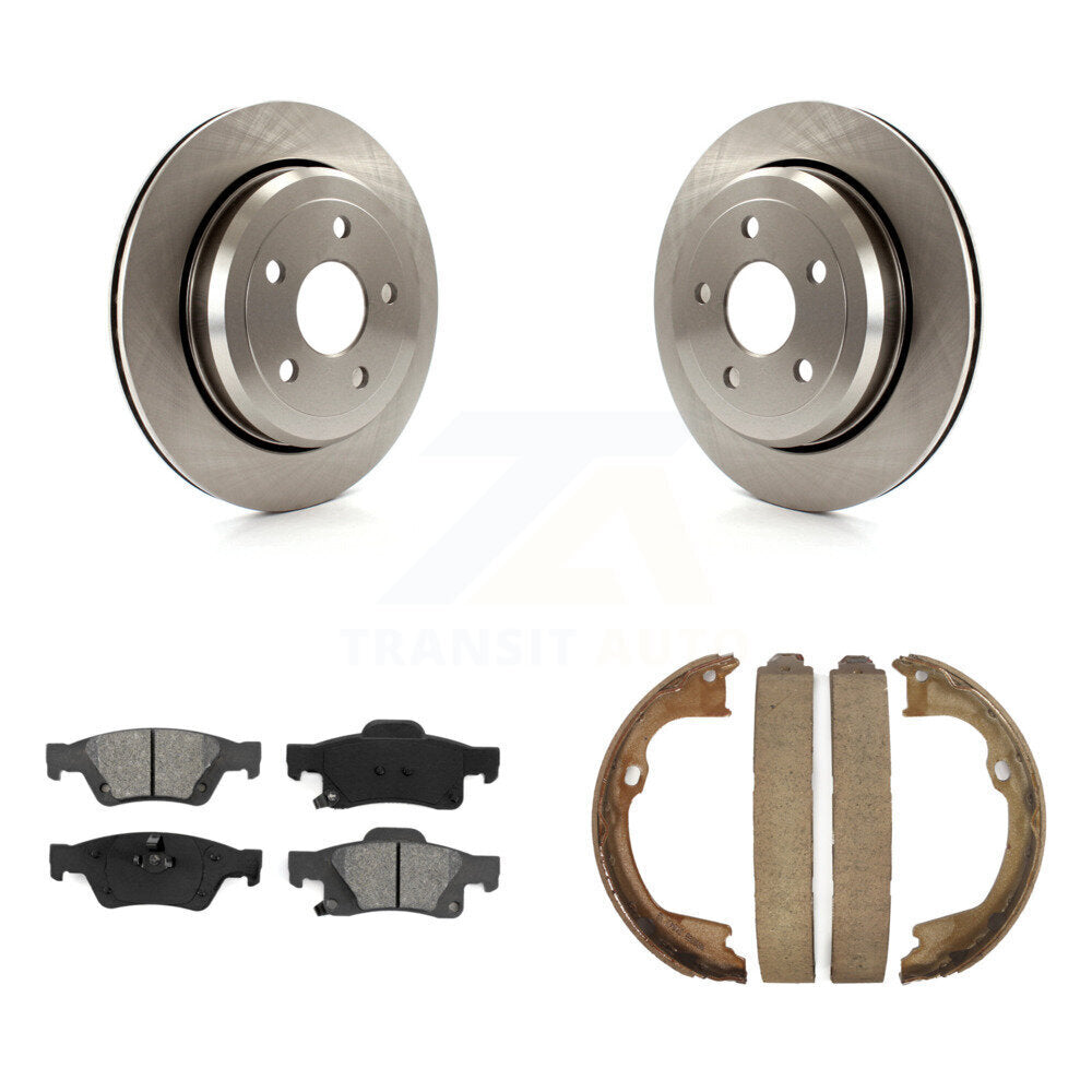Transit Auto K8S-104630 Disc Brake Kit for 2011-2022 Jeep Grand Cherokee WK, Dodge Durango, Jeep Grand Cherokee - Rear product image