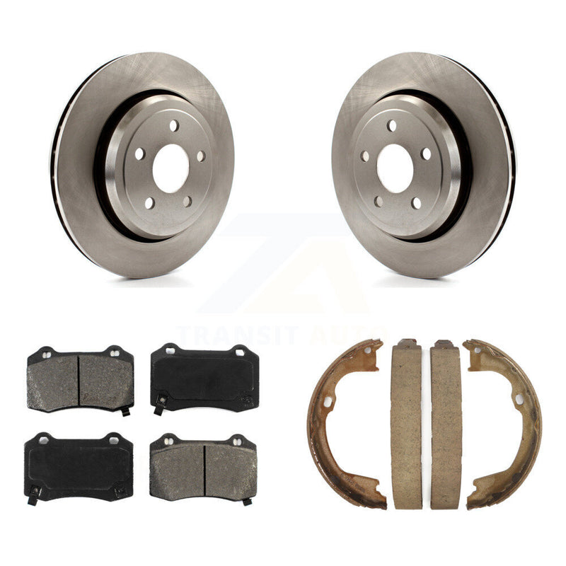 Transit Auto K8S-104632 Disc Brake Kit for 2012-2022 Dodge Durango, Jeep Grand Cherokee - Rear product image
