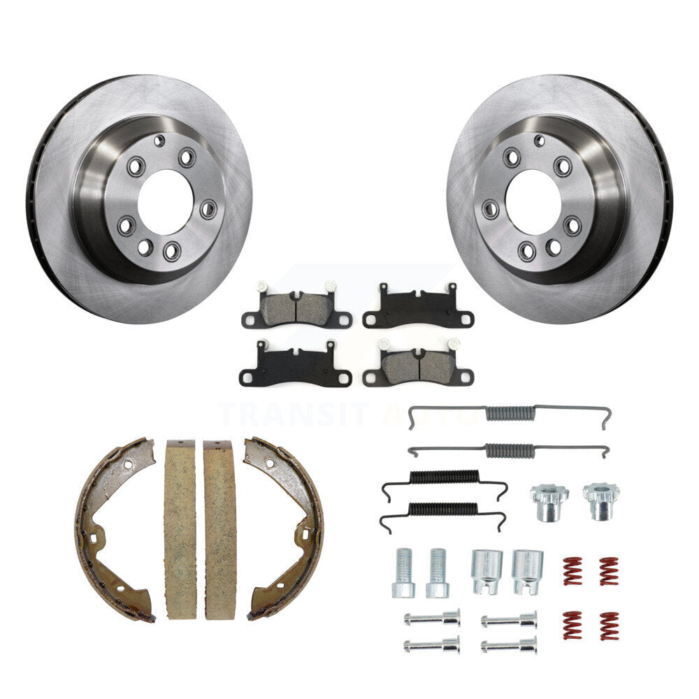 Transit Auto K8S-104639 Disc Brake Kit for 2011-2018 Porsche Cayenne, Volkswagen Touareg - Rear product image