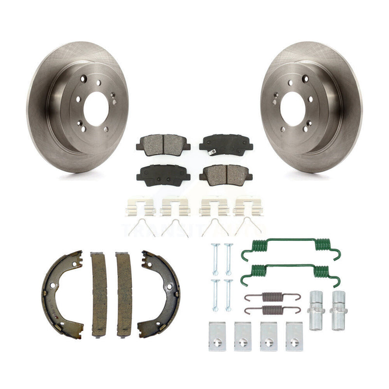 Transit Auto K8S-104648 Disc Brake Kit for 2016-2022 Hyundai Tucson, Kia Sportage - Rear product image