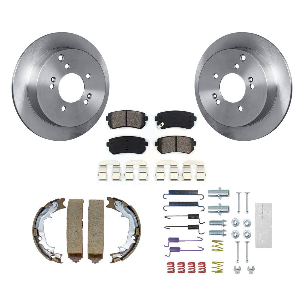Transit Auto K8S-104651 Disc Brake Kit for 2010-2016 Kia Sportage, Hyundai Tucson - Rear product image