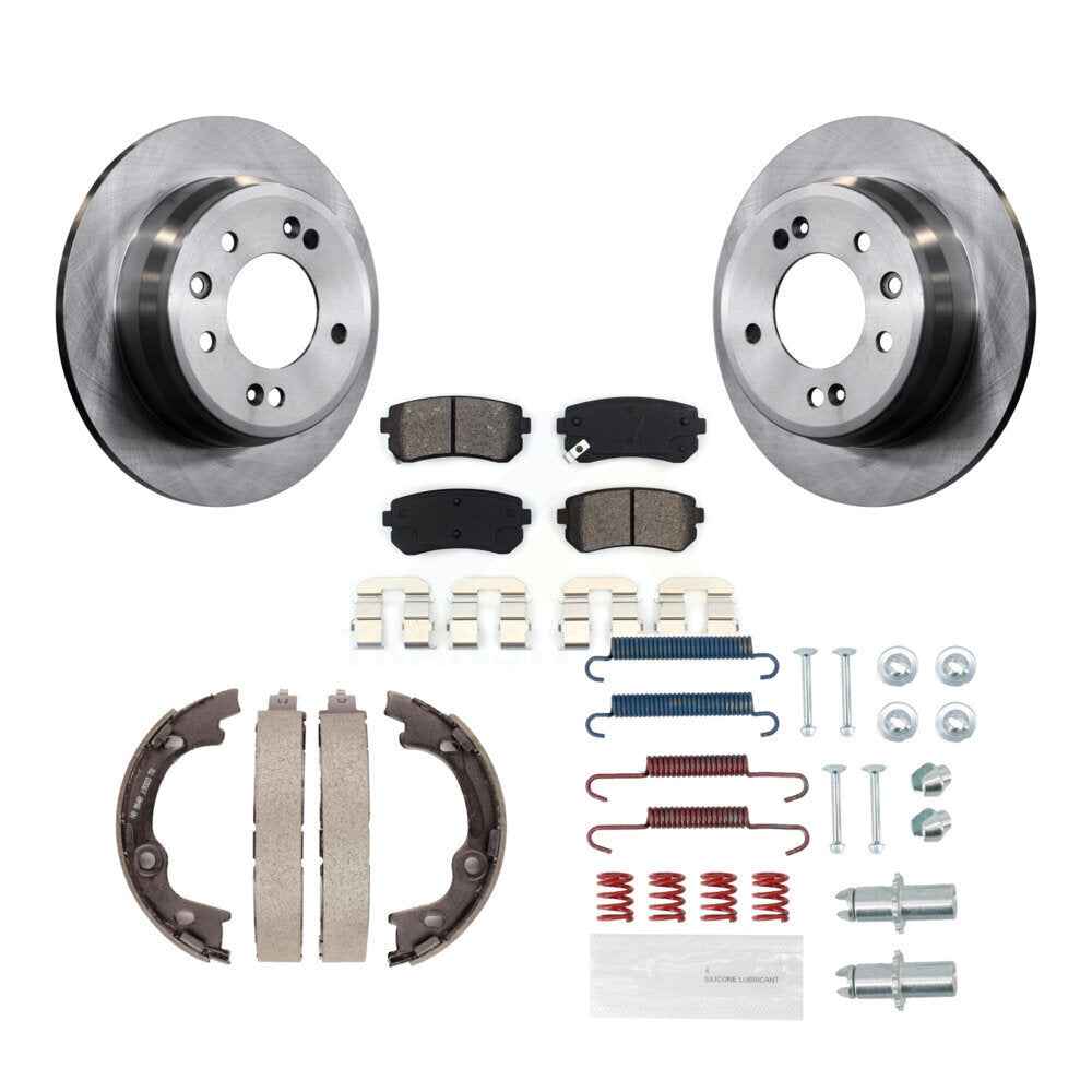 Transit Auto K8S-104652 Disc Brake Kit for 2010-2015 Hyundai Tucson - Rear product image